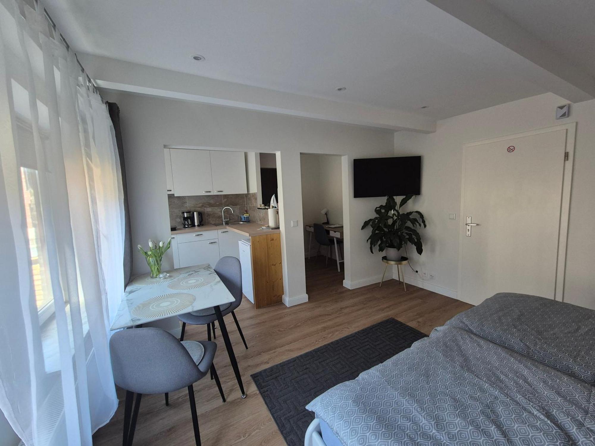 Ruhige Einzimmerwohnung Flensburgo Exterior foto